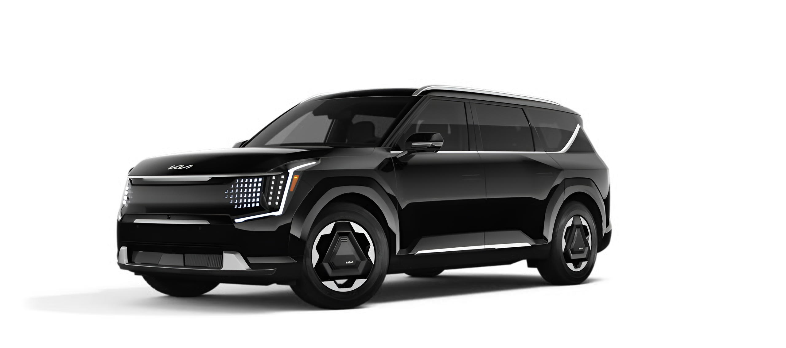 EV9 Ebony Black exterior