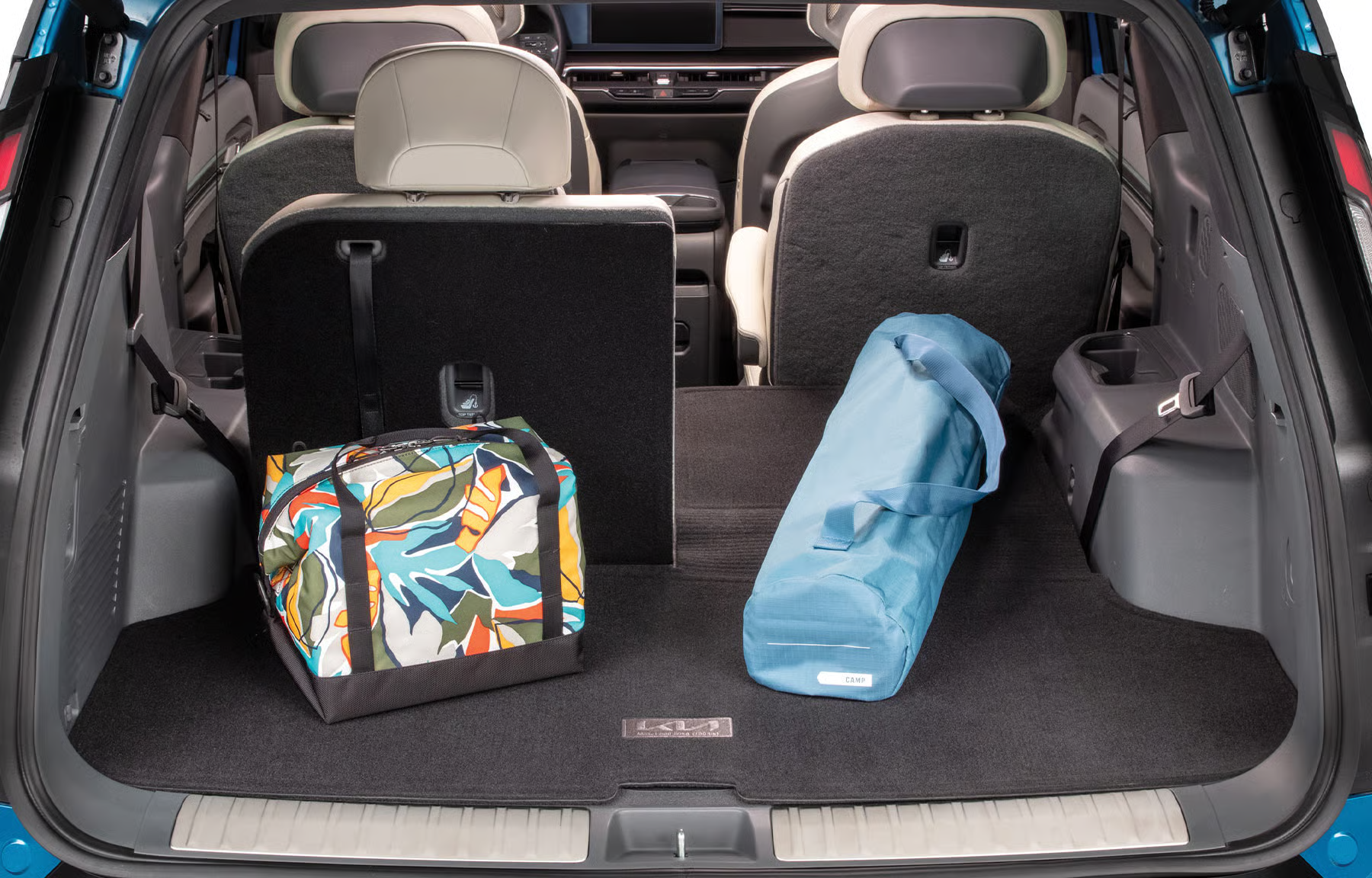 Carpeted Cargo Mat with Seatback Protection