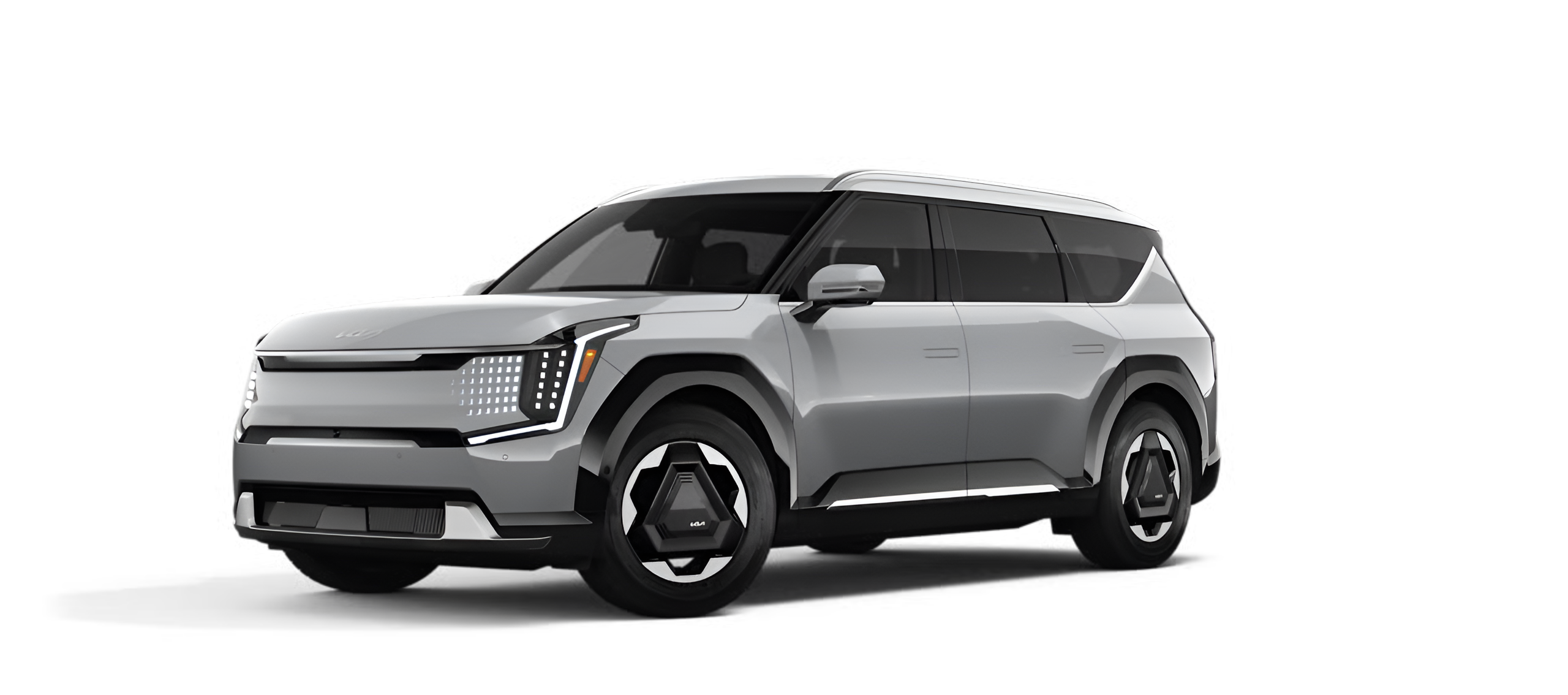 EV9 Wolf Gray exterior